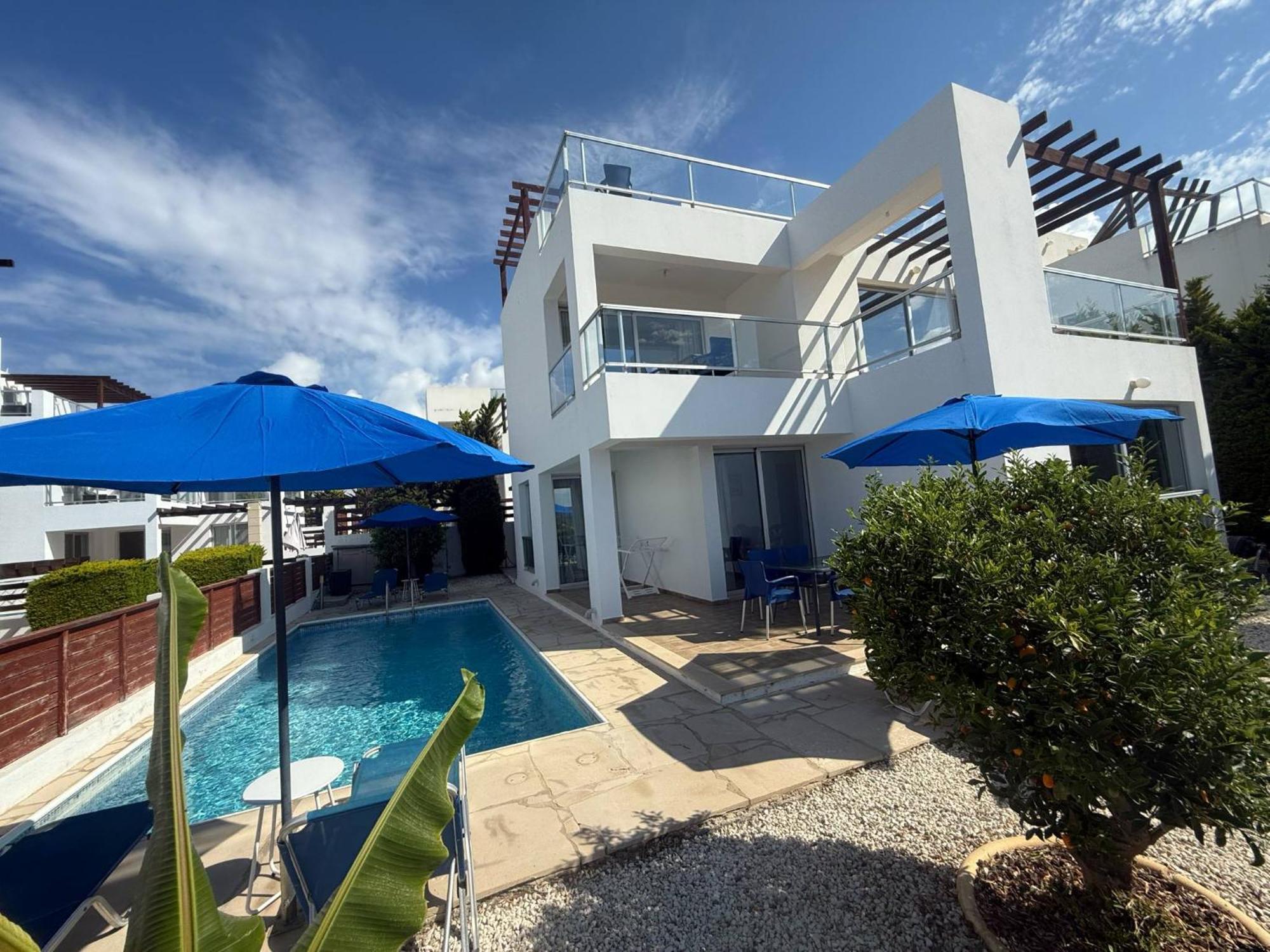 Villa Aqua Sunrise 1Km From Beach With Sea Views Coral Bay Exterior photo
